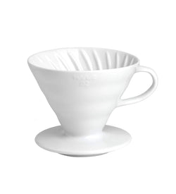 hario v60 dripper (beyaz seramik)
